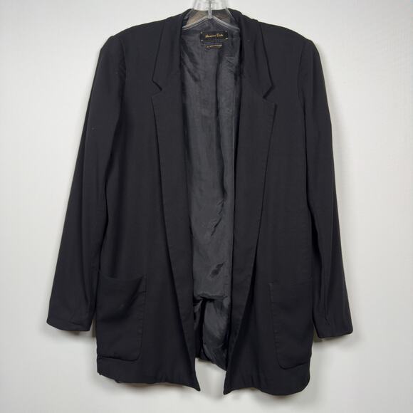 Massimo Dutti Jackets & Blazers - Massimo Dutti Classic Black Pockets Blazer Jacket Business Women's Size 6